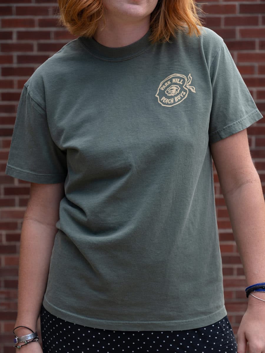 Sage classic PHPB tee, front view
